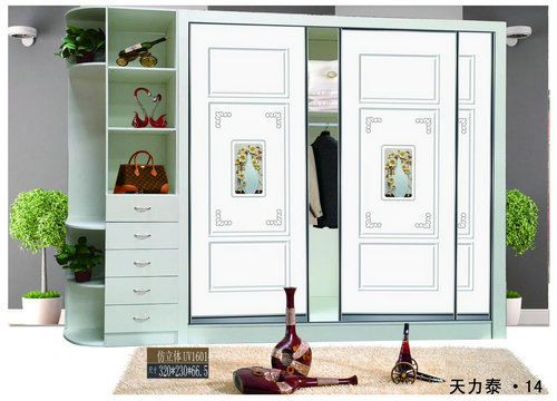 绣花移门仿立体UV16014 鑫艾名家,专业移门生